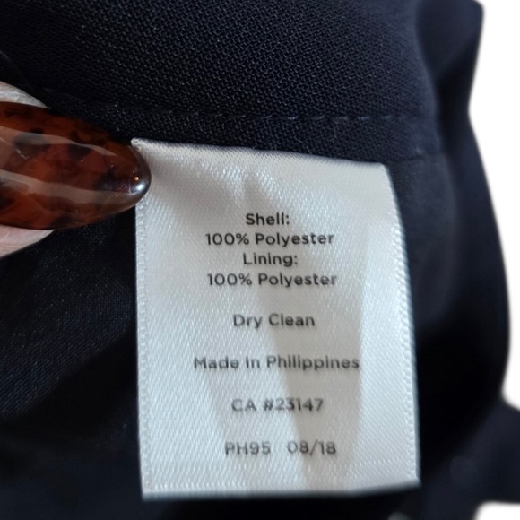 Talbots Womens 18W Navy Dress Pants Plus Size Career Work Trousers Classic - Picture 4 of 4